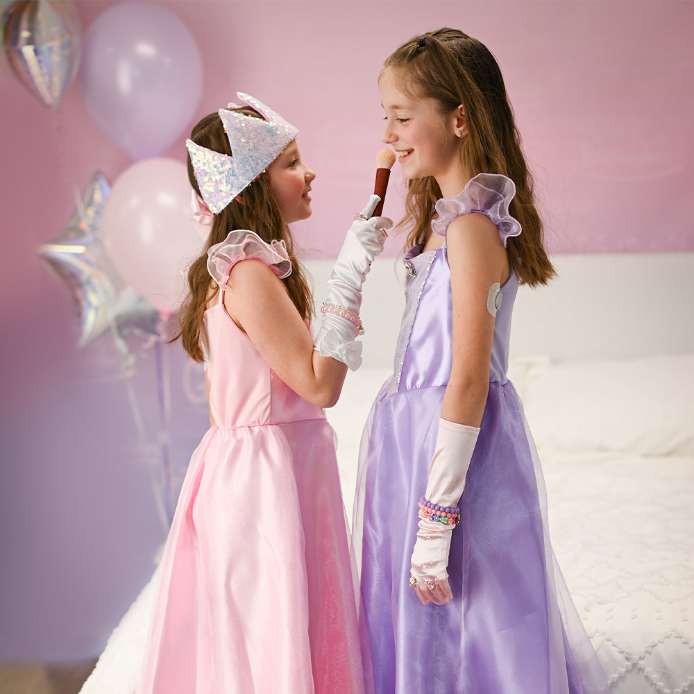 Great Pretenders Kid's fabric crown with bow and sequins 3Y+