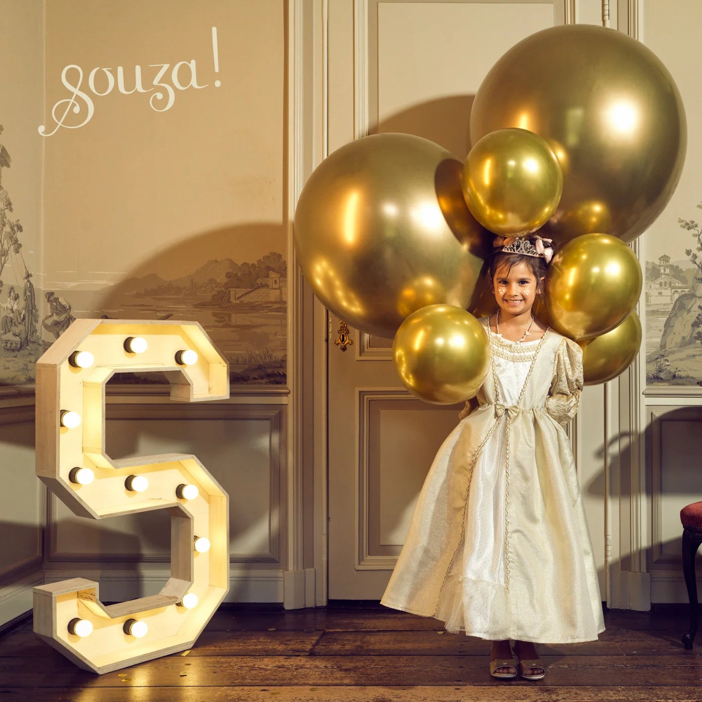 Kids Costume-Queen Elisabeth dress 3-10Y Souza