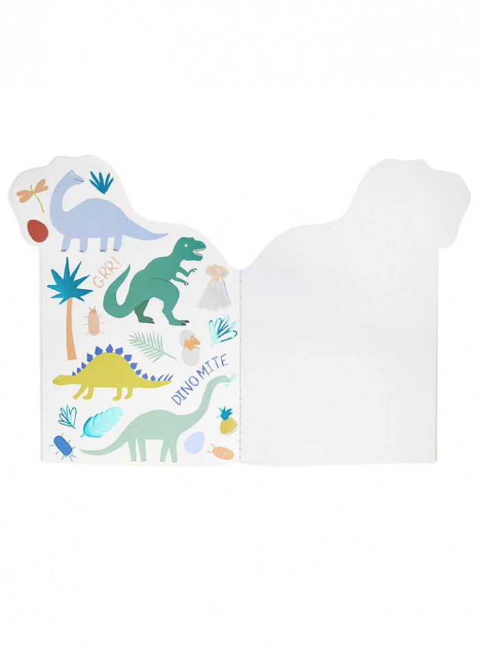 Sticker & Sketchbook Dinosaur