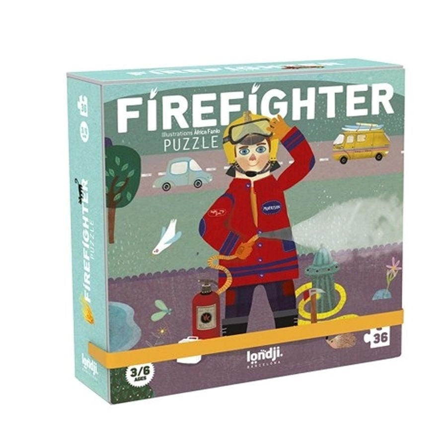 Kid's puzzle 36pcs "Firefighter" - Londji 3+ years