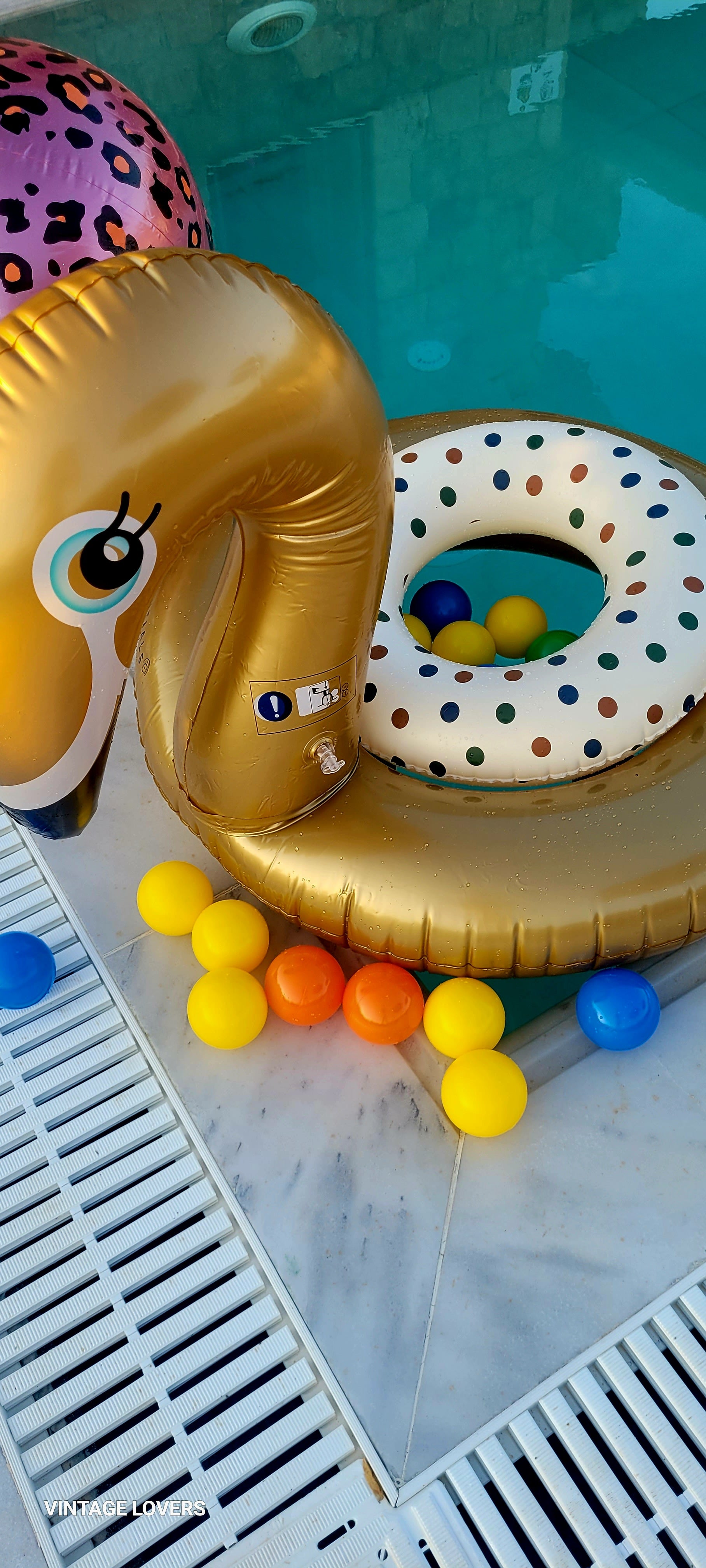 Παιδικό σωσίβιο Χρυσός Κύκνος Swan 6+ετών-Swim Essentials 90cm