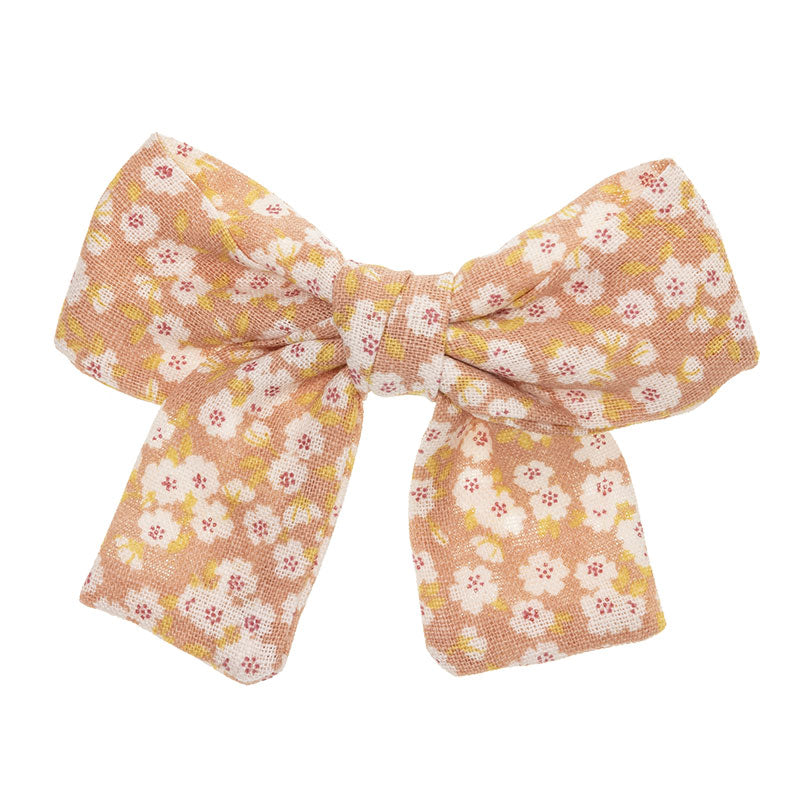 Textured ribbon hairbow in 3 colors +3 years - Siena