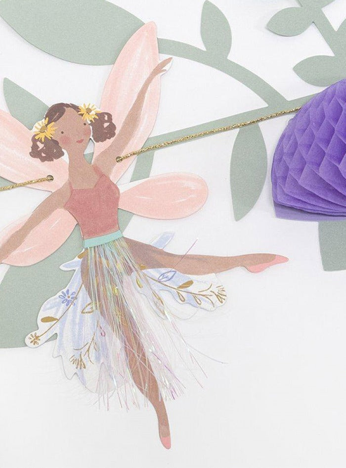 Διακοσμητική χάρτινη γιρλάντα για παιδικό πάρτι Νεράιδα