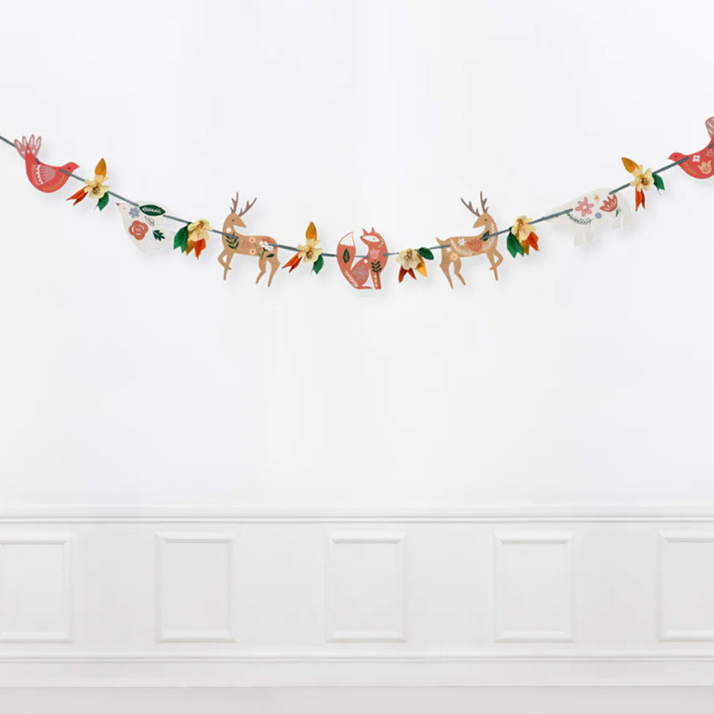 Decorative Garland Folk Woodland-3m