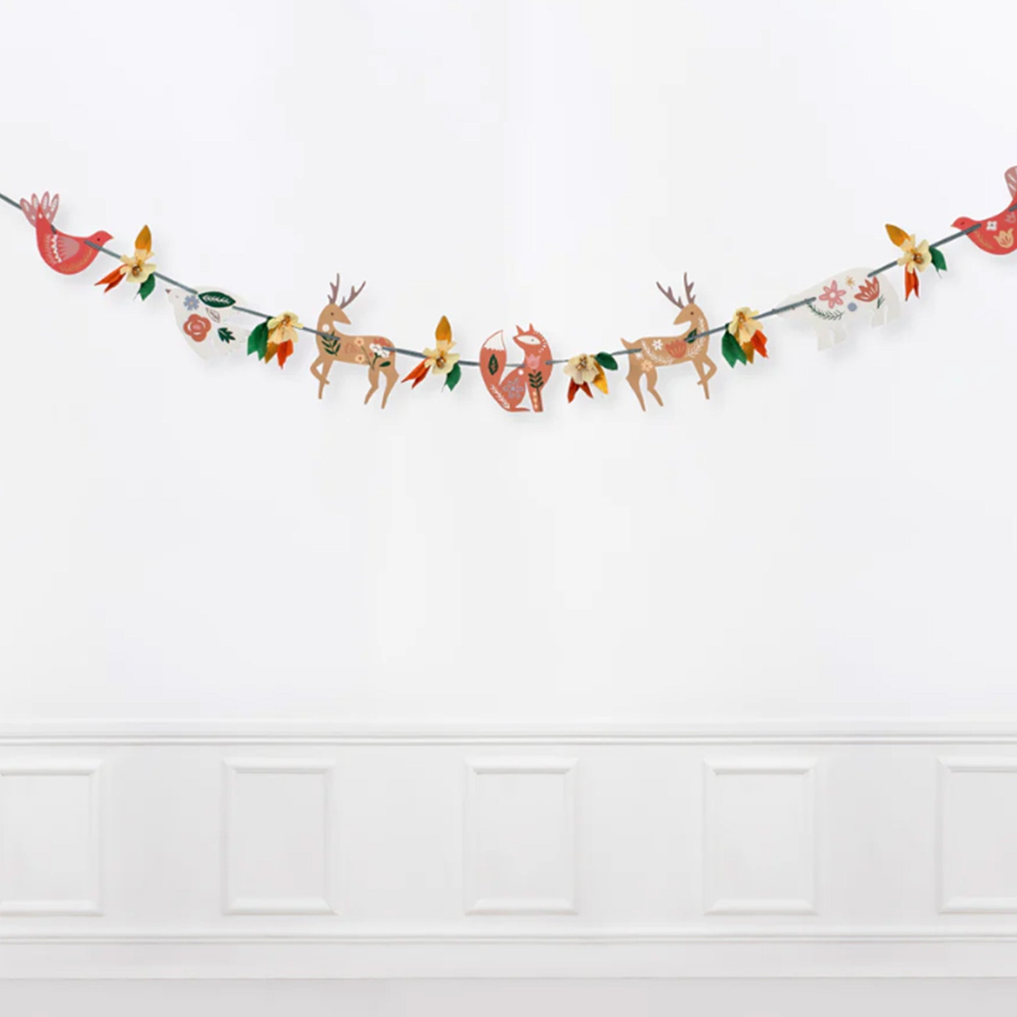 Decorative Garland Folk Woodland-3m