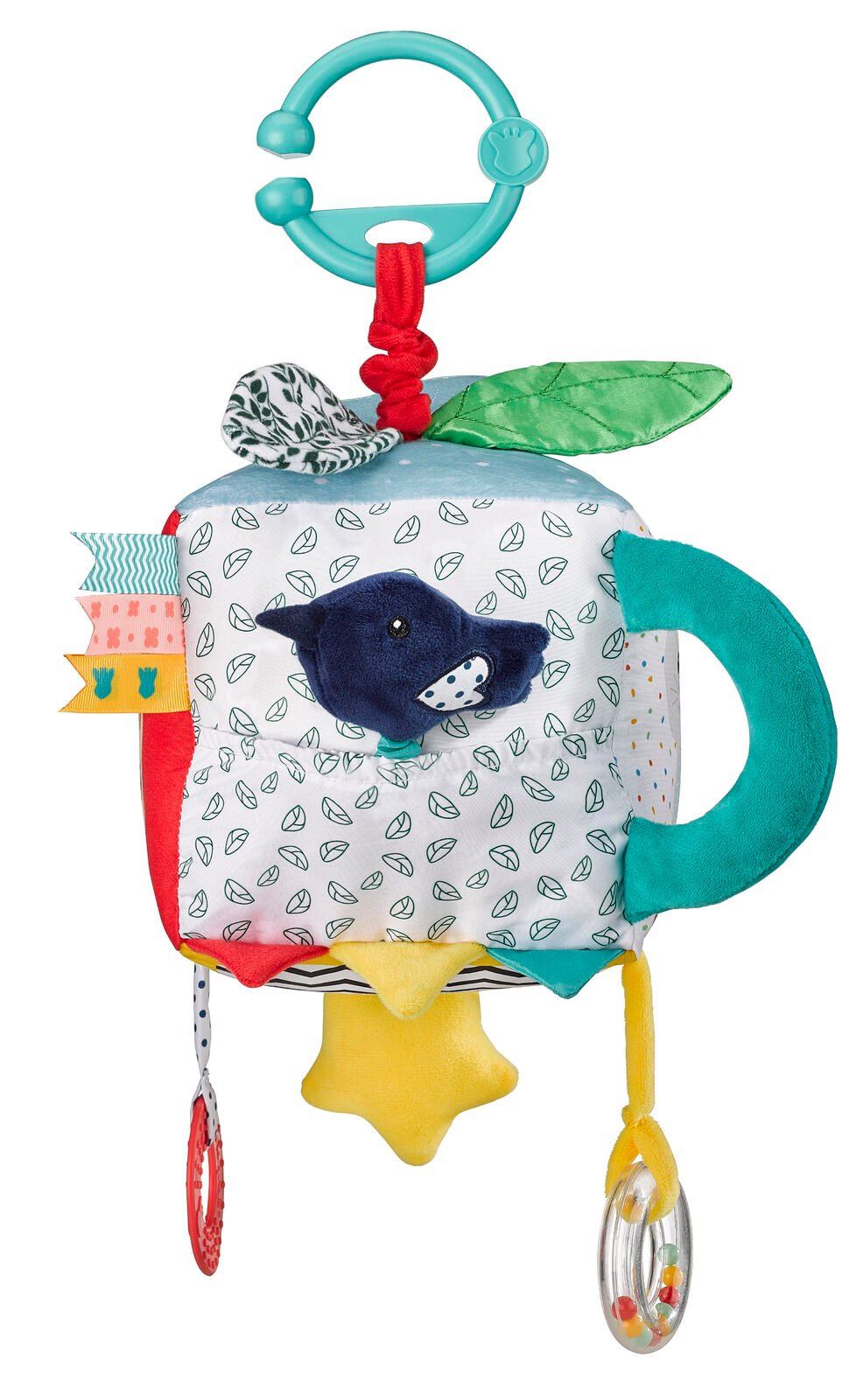 Βρεφικό παιχνίδι- Υφασμάτινος Αισθητηριακός κύβος δραστηριοτήτων Σόφι η καμηλοπάρδαλη 3+ μηνών