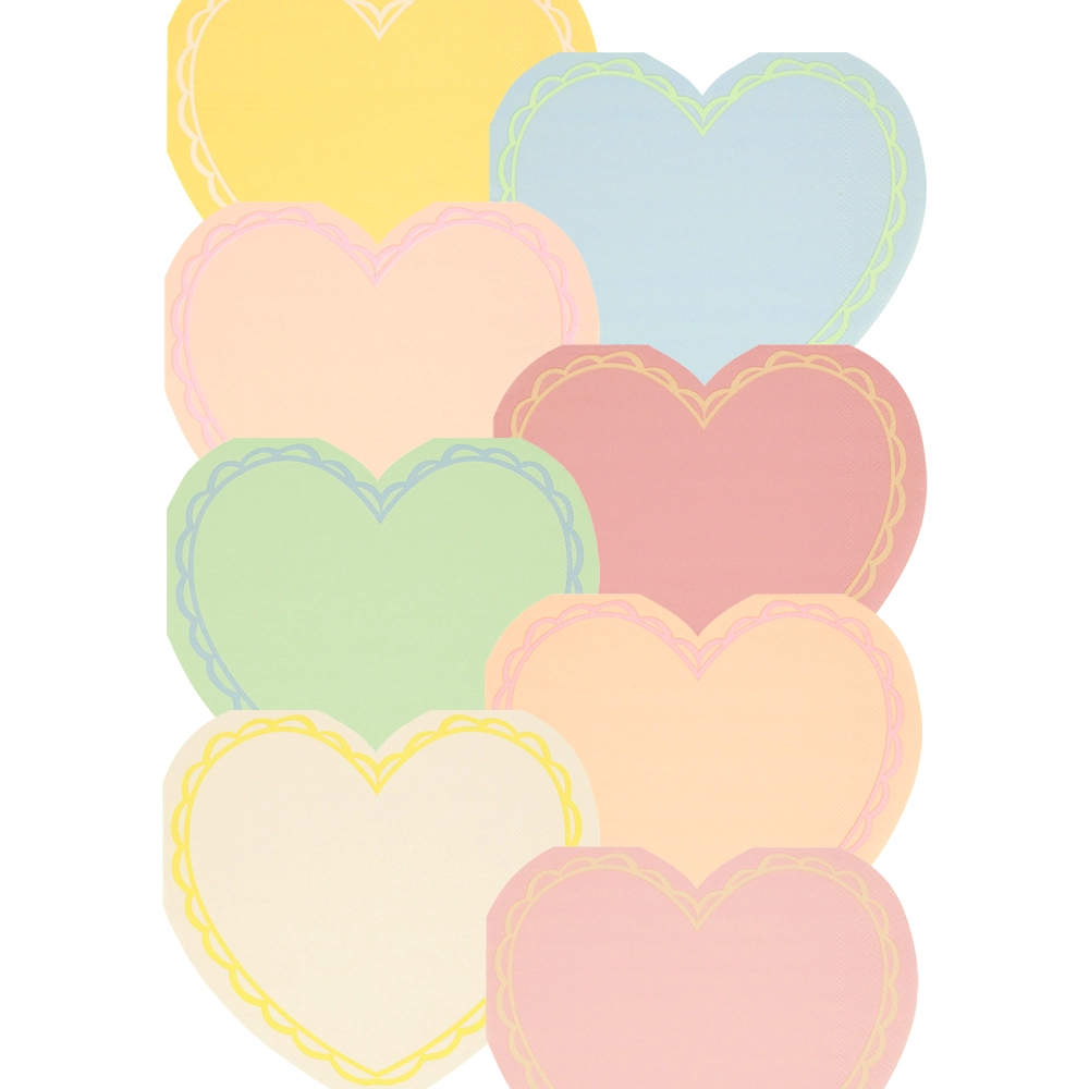 Χαρτοπετσέτα Pastel Καρδιά Μικρή (16τμχ)