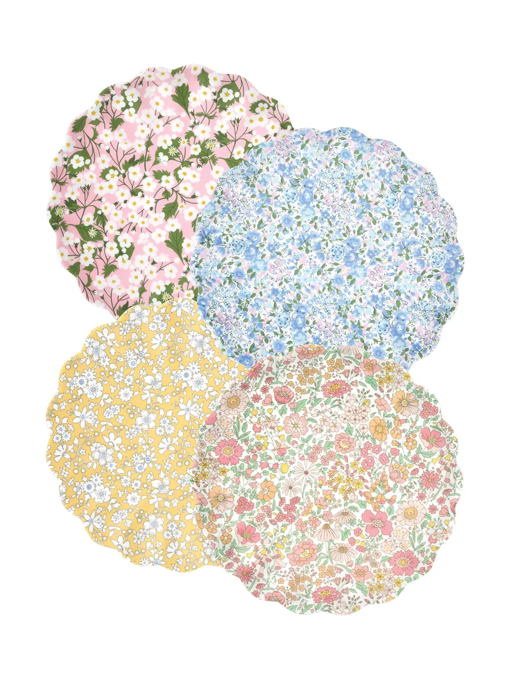 Meri Meri Σετ Liberty Mixed Melamine Μικρά Πιάτα (4 τμχ )