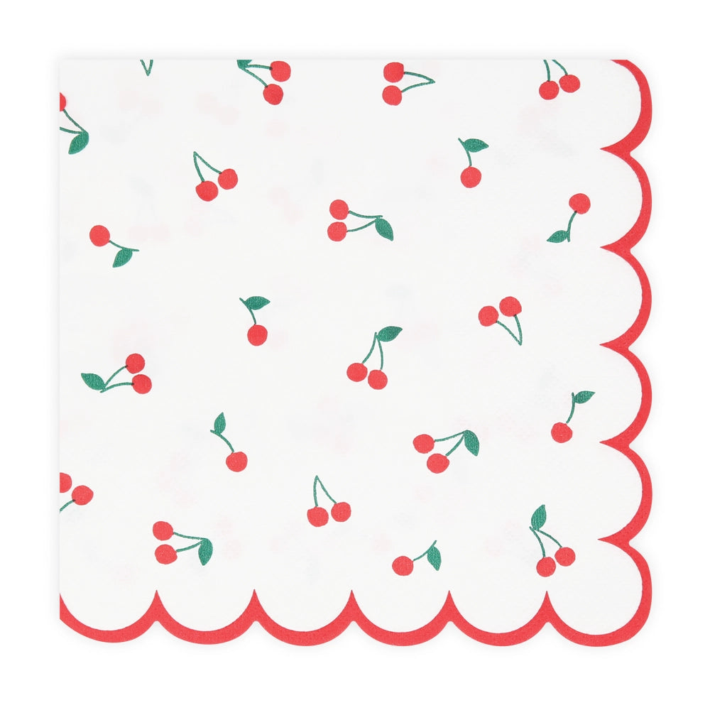 Μεγάλες Χαρτοπετσέτες Κεράσια ( 8 τμχ )