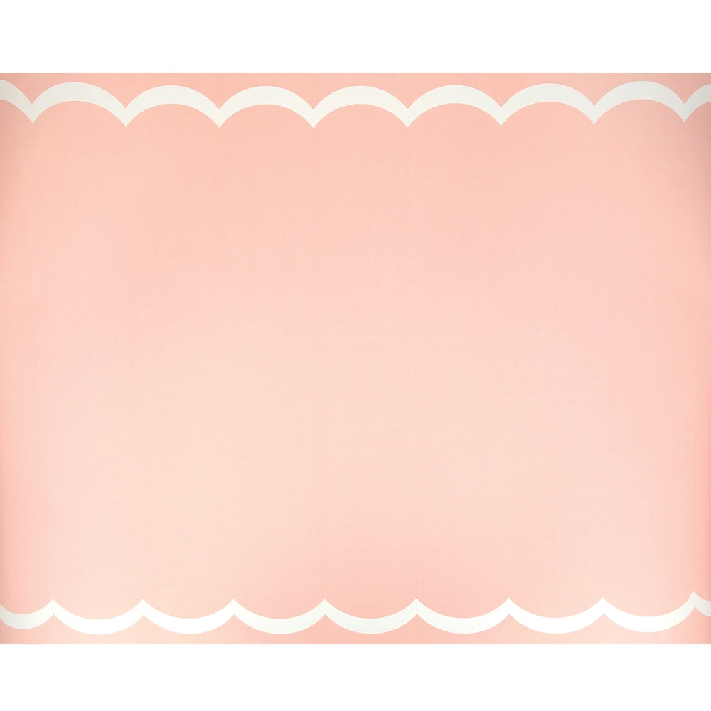 Ράνερ Διακόσμισης Scalloped Edge Pink Red