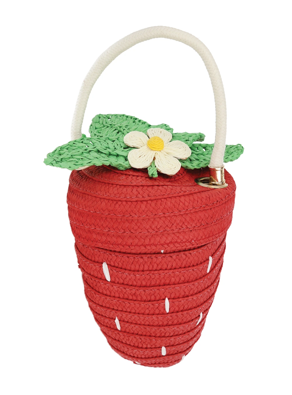 Τσάντα Πλεκτή Φράουλα