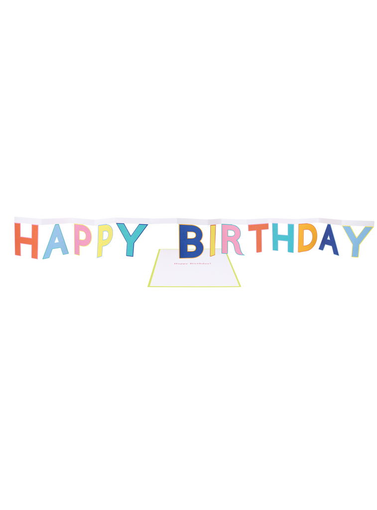 Happy Birthday Banner Card