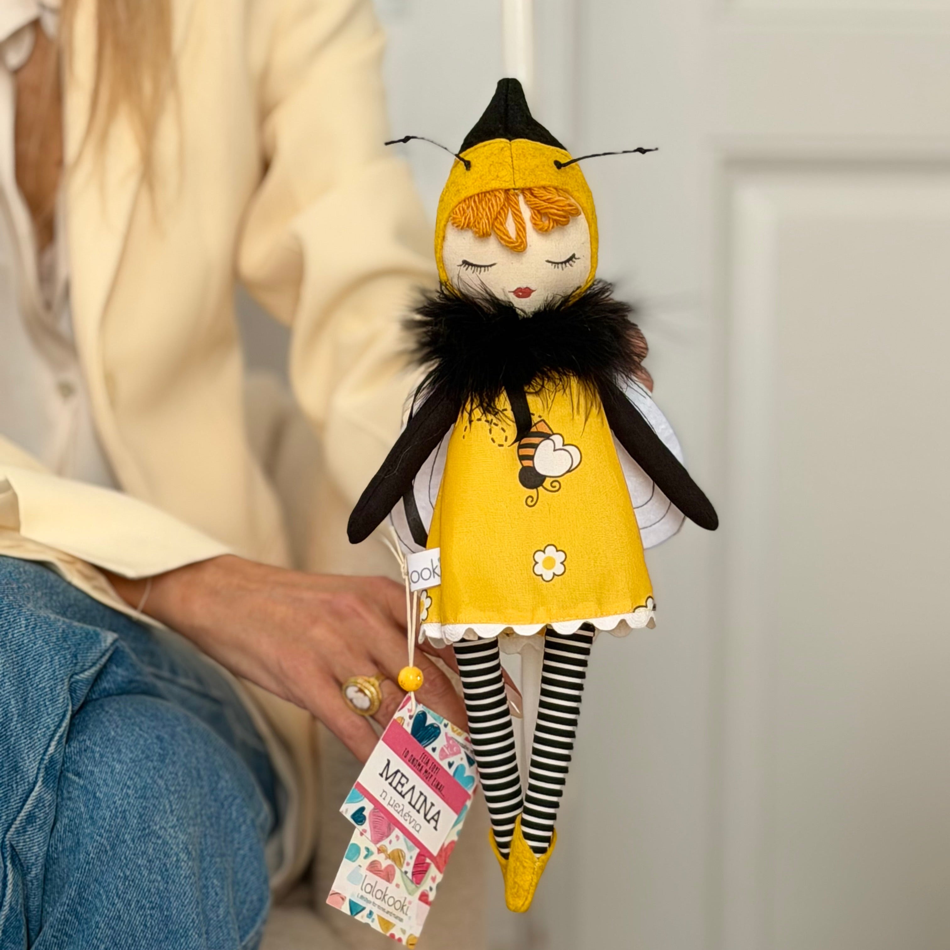 Handmade Easter candle Melina the bee