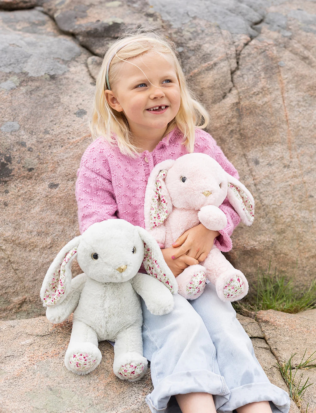 Bunny Flora Plush - Soft Cuddle Toy for Children 0+ Months