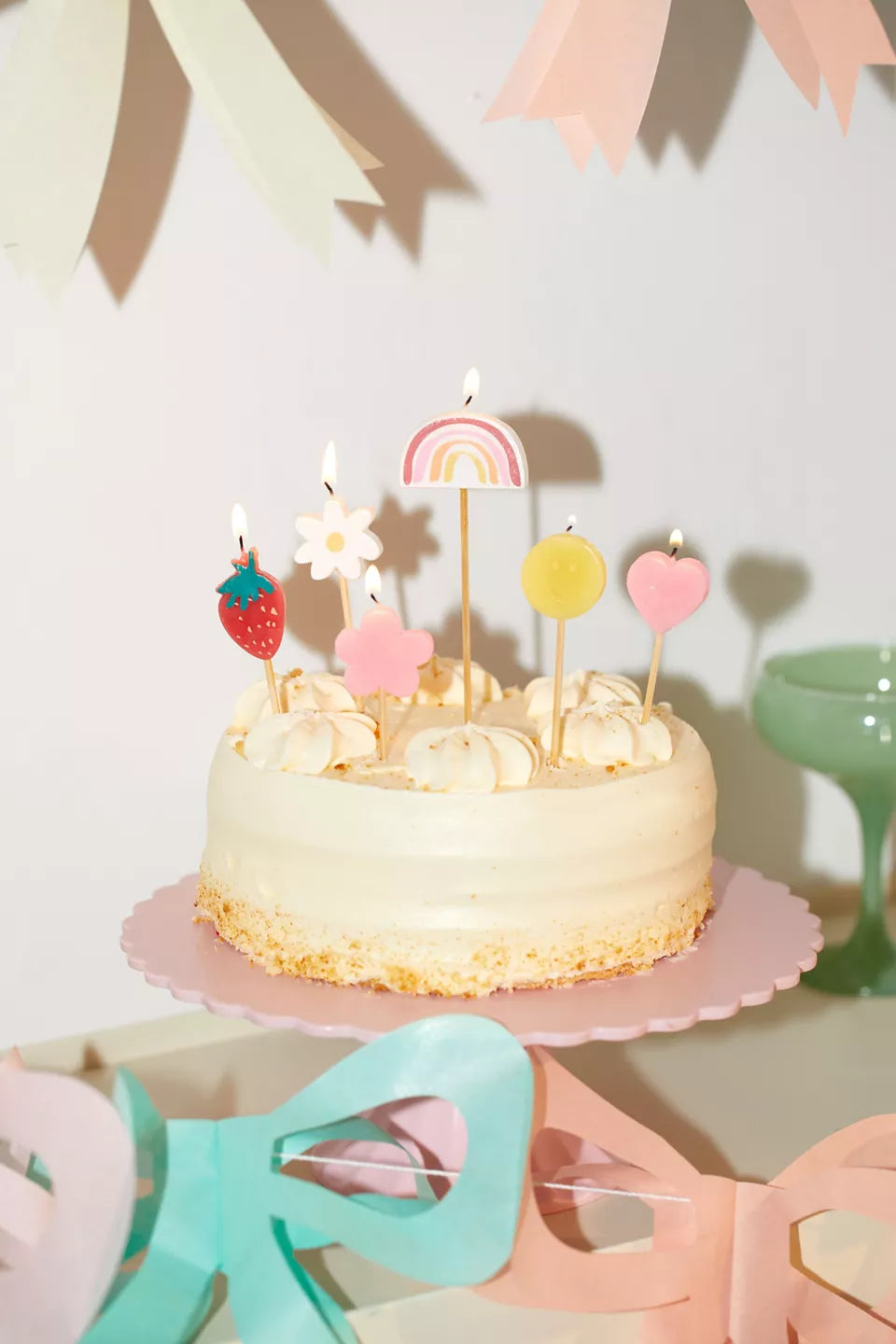 Παιδικά Κεράκια για πάρτι Happy Face Icons (6τμχ)