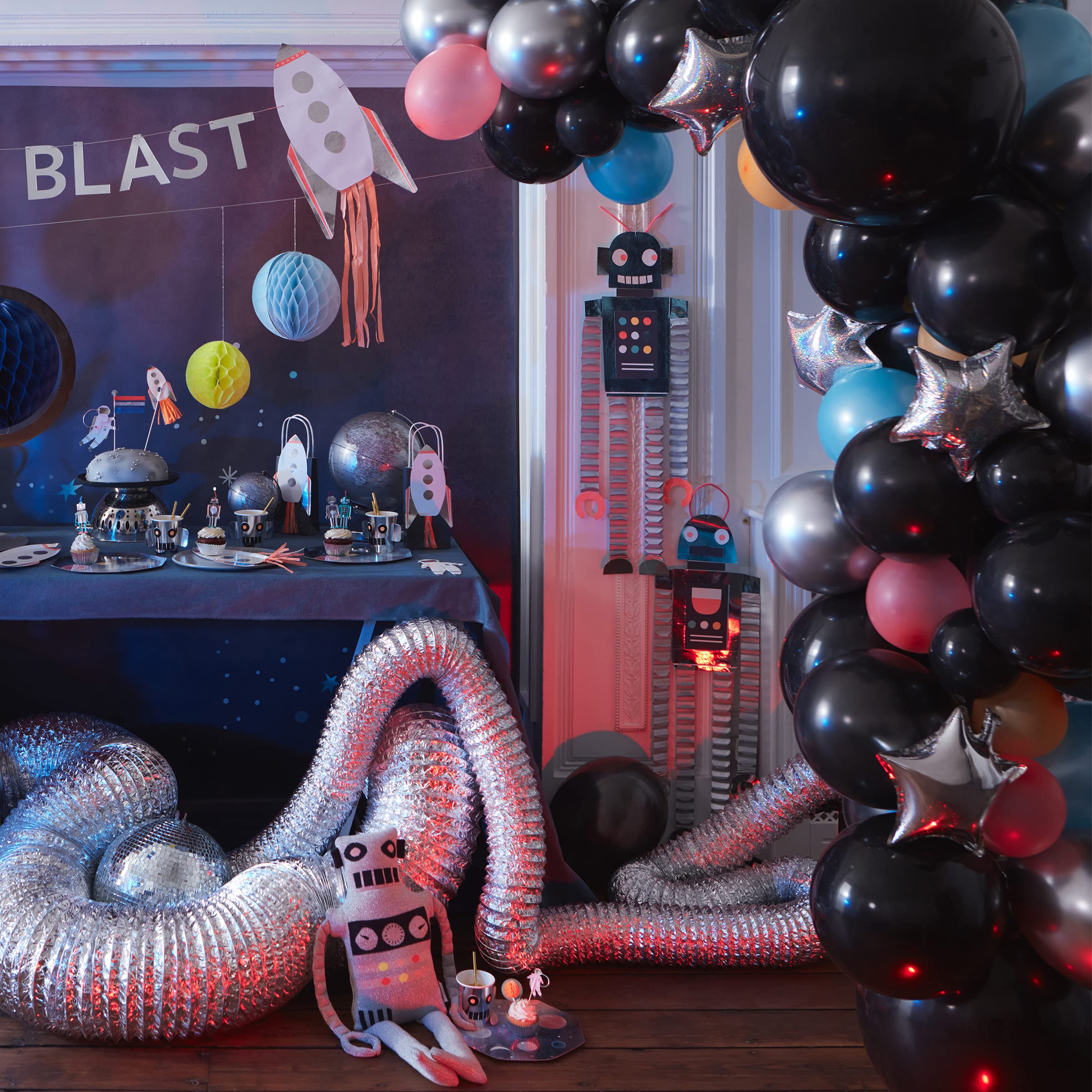 Kit of 48 Cosmic - Meri Meri balloons