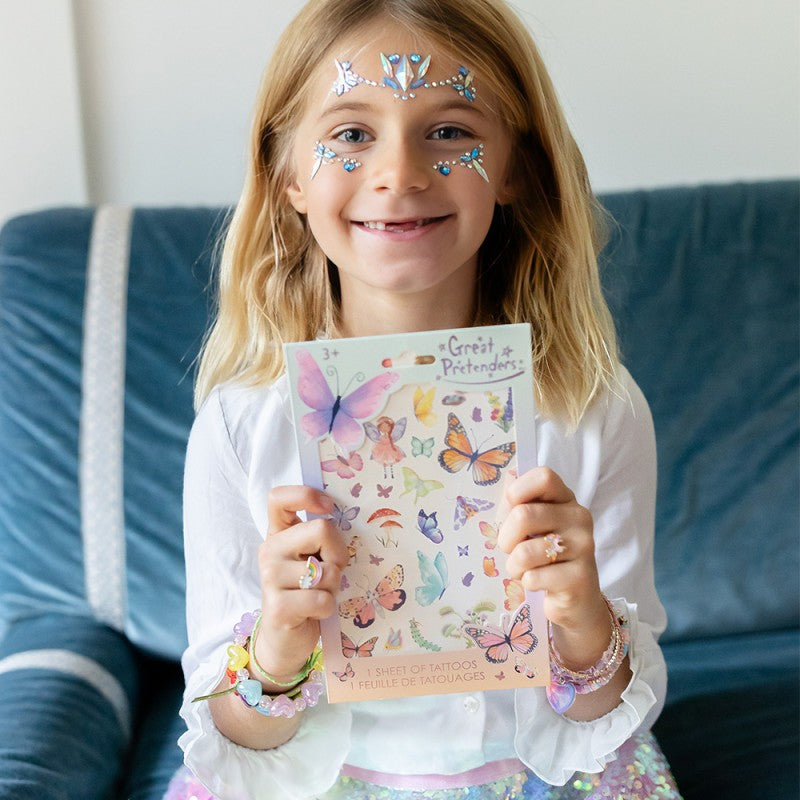Great Pretenders Τατουάζ 18 τμχ. Πεταλούδα 3+ετών