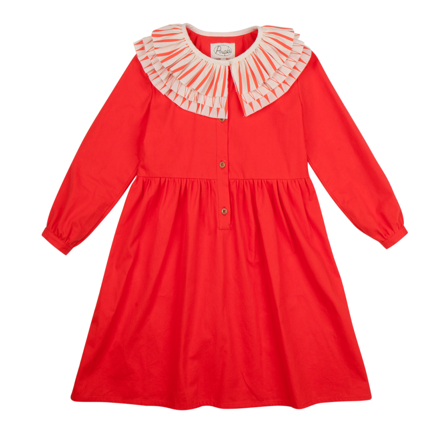 Kid's cotton twill Arlequin Dress 4-12 years