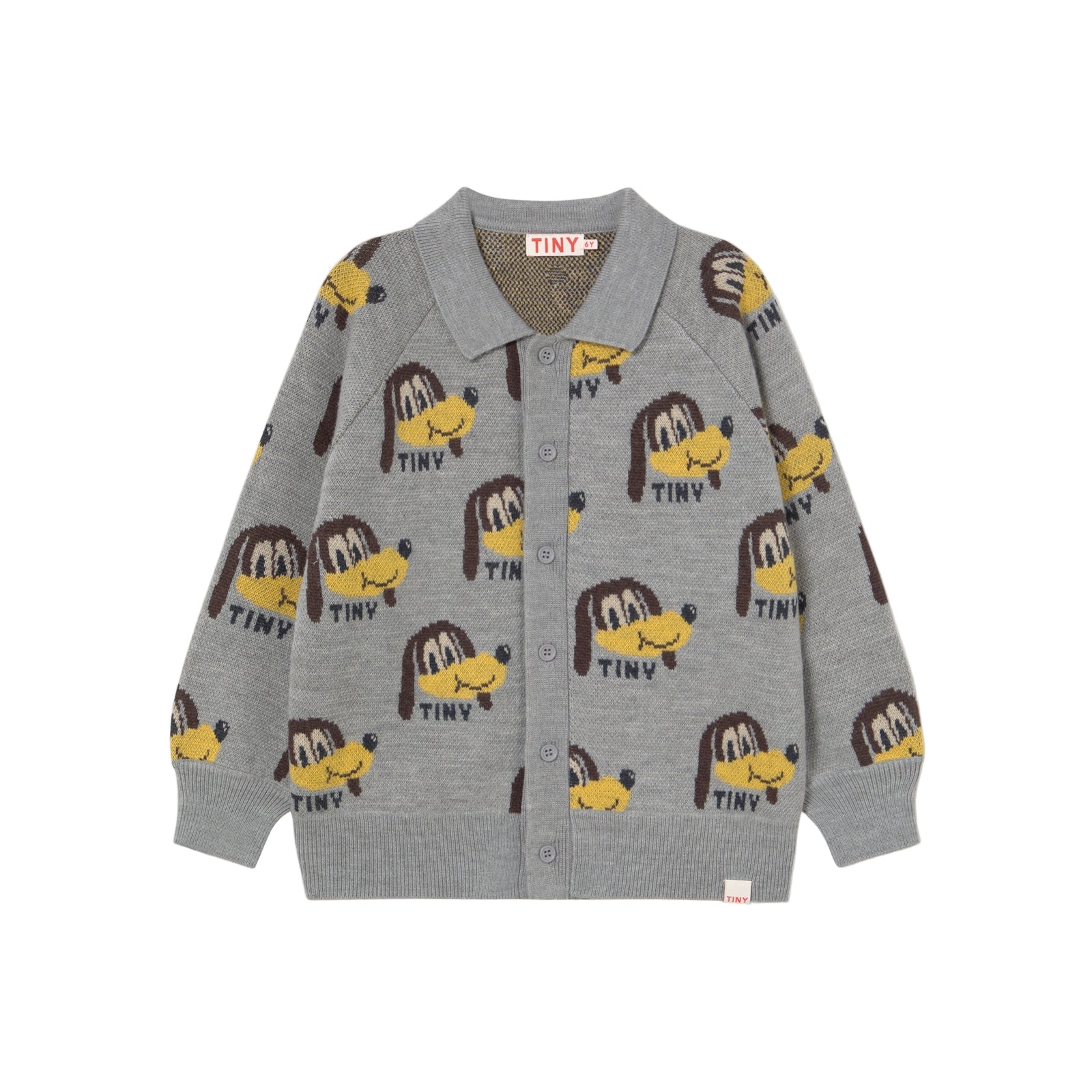 Παιδική πλεκτή μάλλινη ζακέτα Dogs 3-12 ετών Tinycottons