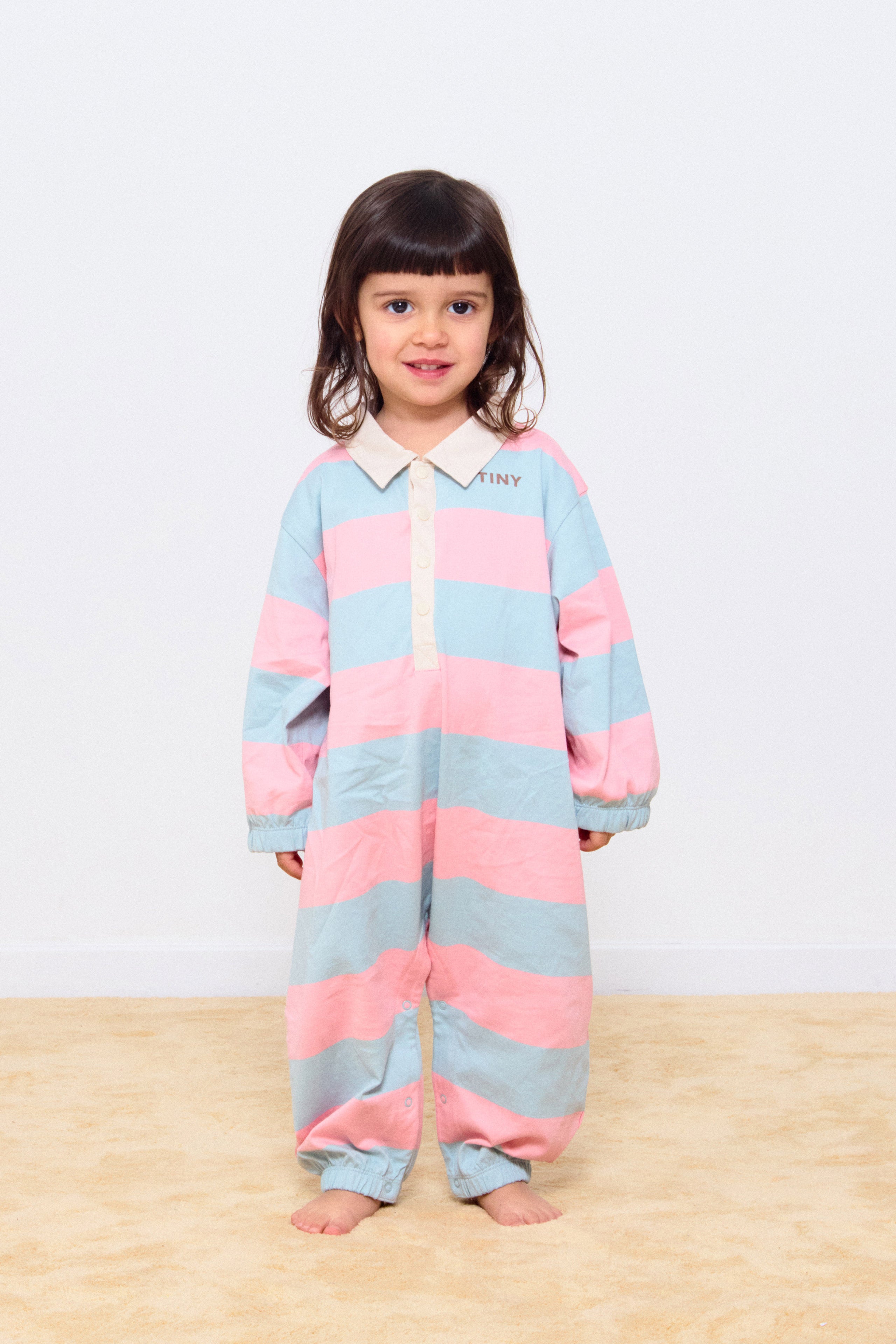 Baby's Polo stripes one piece 6-24M Tiny Cottons 