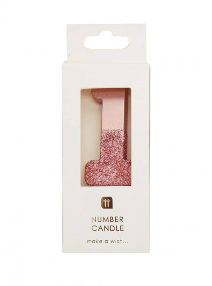 Κεράκι Νο 1 Rose Gold