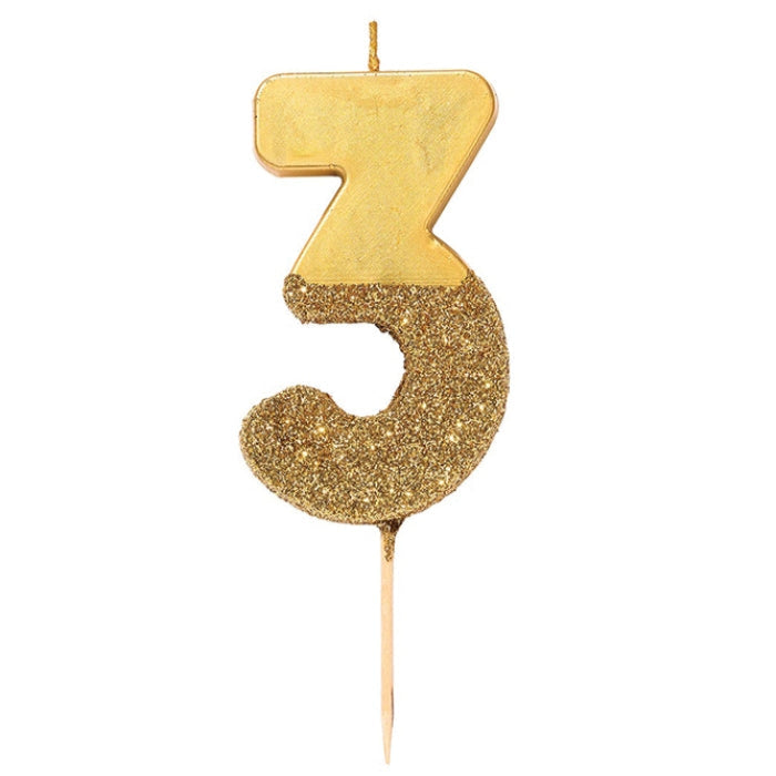 Κεράκι Χρυσό Νο 3