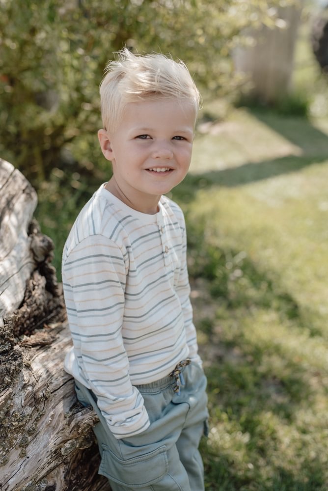 Παιδικό μακρυμάνικο μπλουζάκι με κουμπάκια Multi 1-4Years Little Dutch