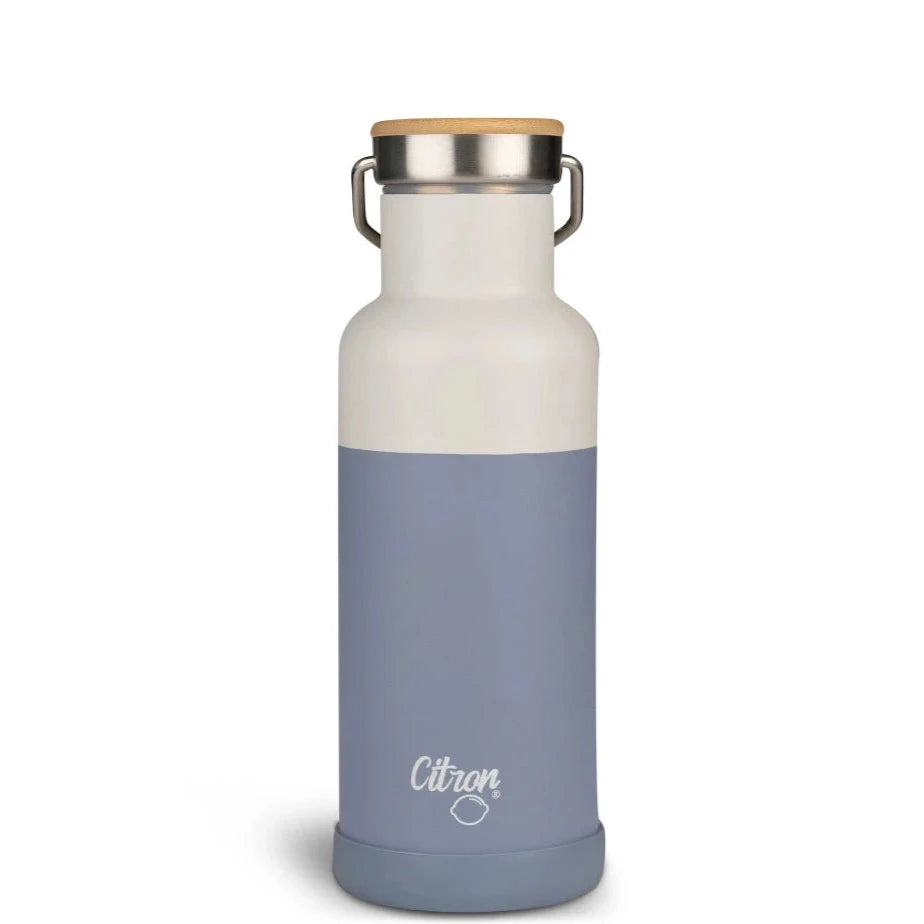 Stainless Steel Dusty Blue Water Bottle 500ML