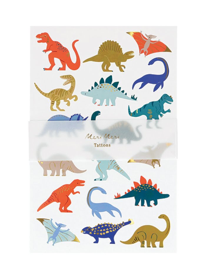 Τατουάζ Dinosaurs (2 sheets)