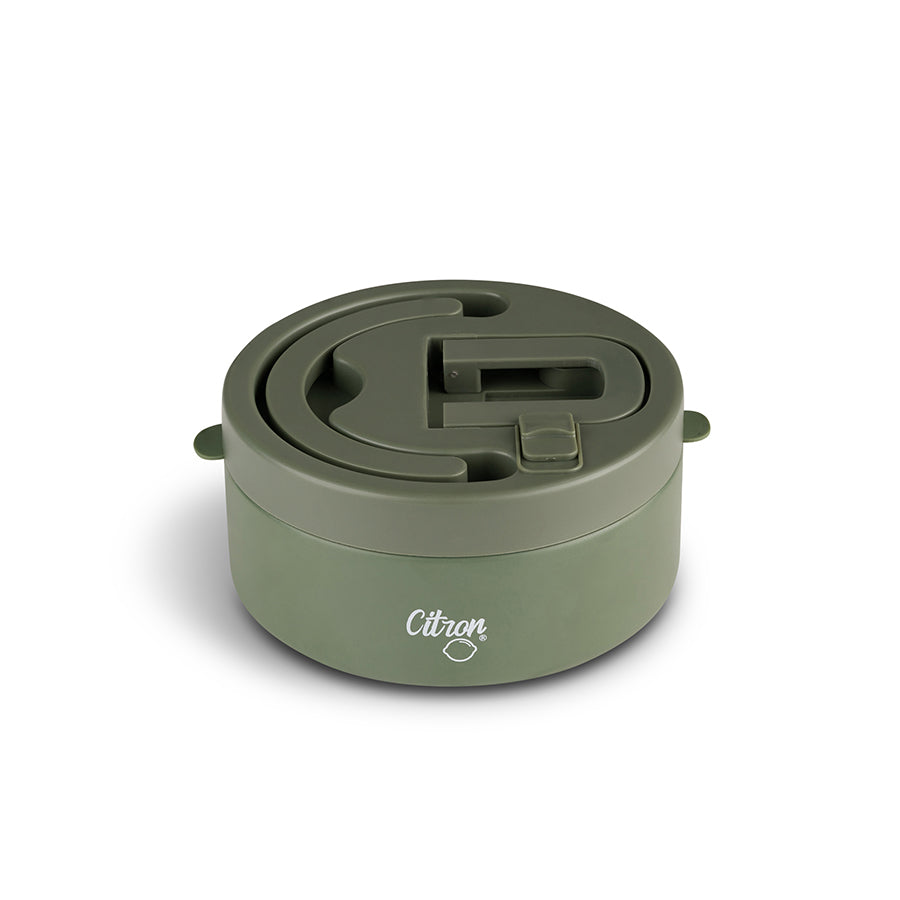 Insulated food jar 400ml Olive Green - Citron