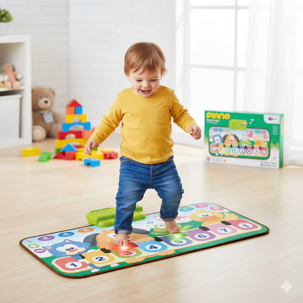 Children's toy Floor Piano Animals 60cm 26x19x5cm