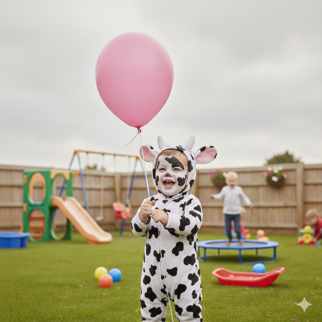 Βρεφική ολόσωμη στολή Αγελάδας 18-24 μηνών