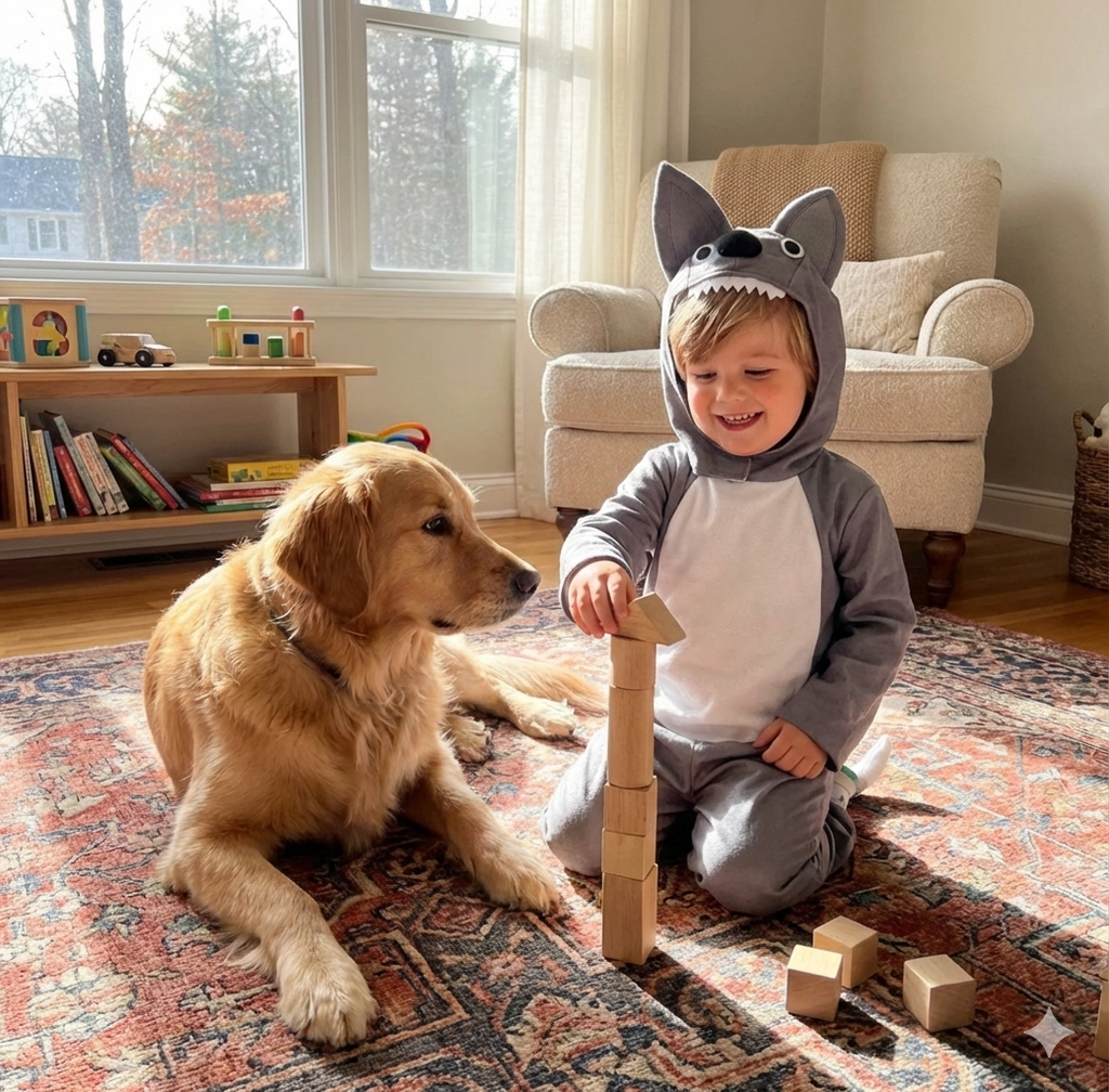 Βρεφική Παιδική στολή Λύκος 1-4 ετών