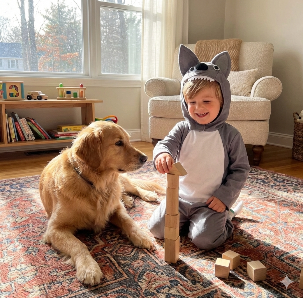 Βρεφική Παιδική στολή Λύκος 1-4 ετών