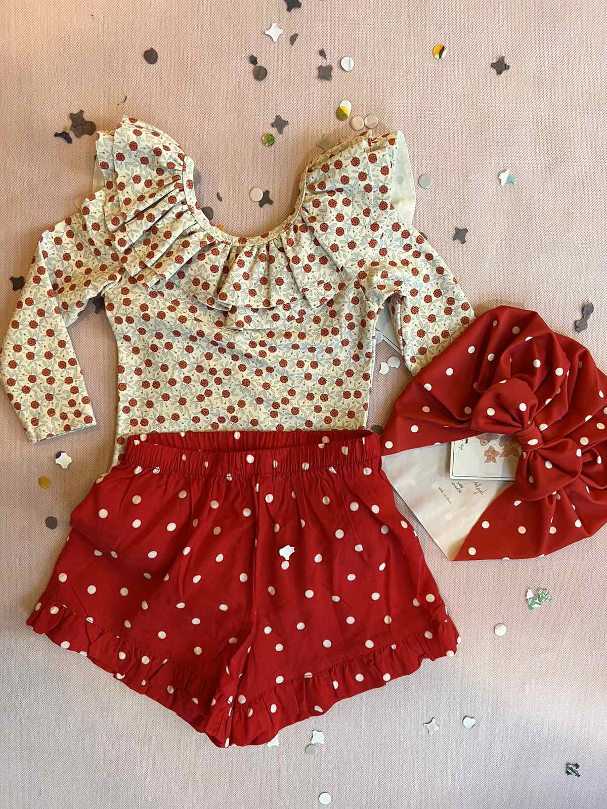 Παιδικό μακρυμάνικο ολόσωμο μαγιό Mimi Fleur 6M-10Y Konges Slojd