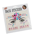 Kids face & nail stickers face gems (2 designs)