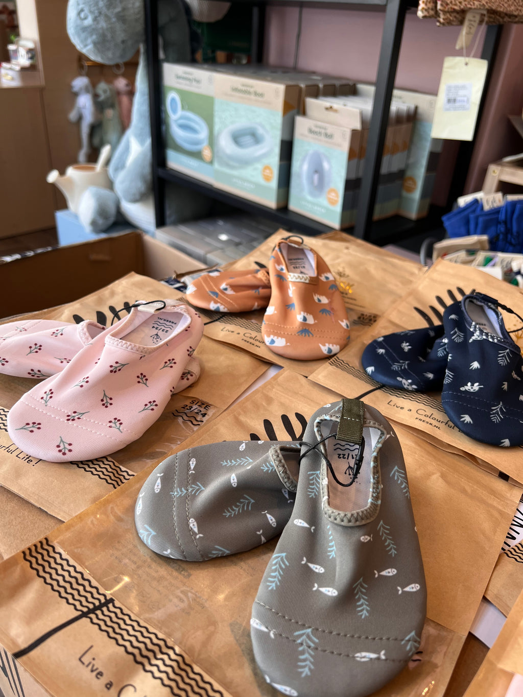 Παιδικά παπούτσια θαλάσσης με προστασία UV50-Fresk Elephant-No 27-30