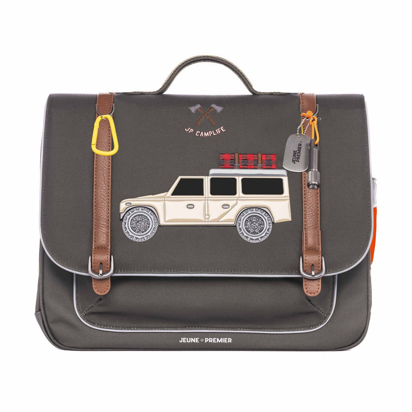 Παιδική Ρετρό σχολικη τσάντα πλάτης - It Bag Midi - Camp Life 30x38x15cm- 6Y+ Jeune Premier