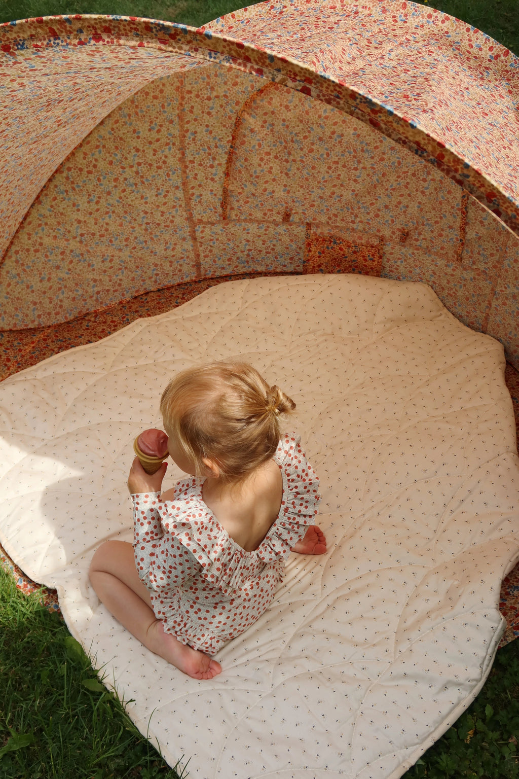 Kid's long-sleeved swimsuit Mimi Fleur 6M-2Y - Konges Slojd