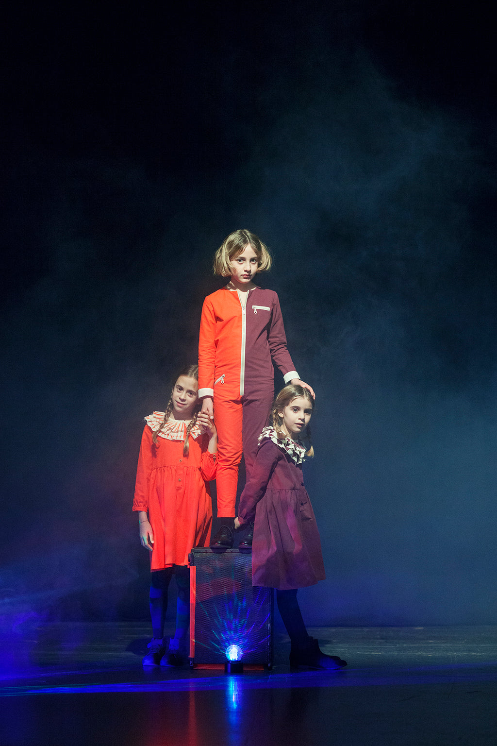 Kid's cotton twill Arlequin Dress 4-12 years