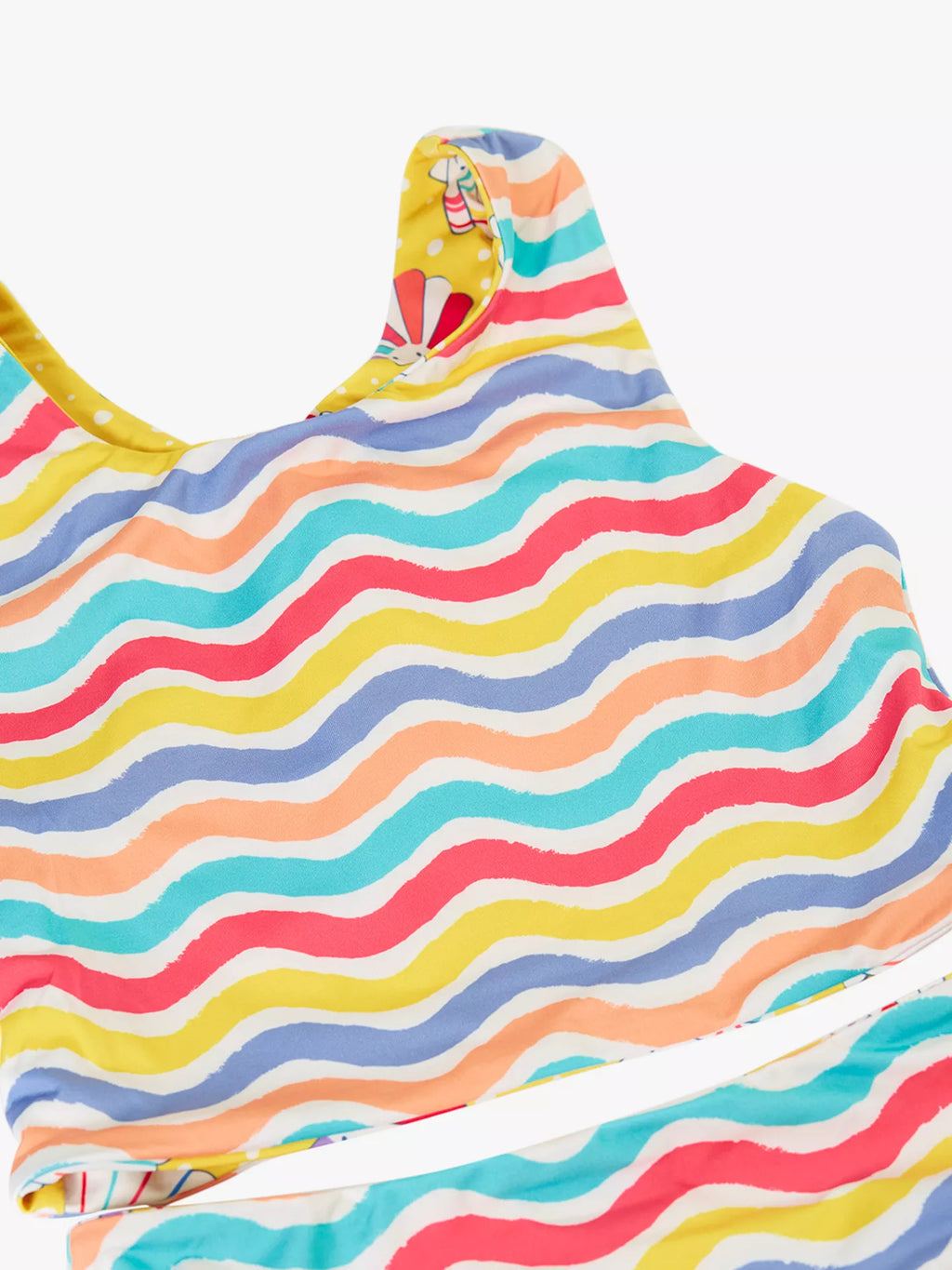 Children's reversible bikini Rainbow Wave/Shellabrate - 3-10Y Frugi