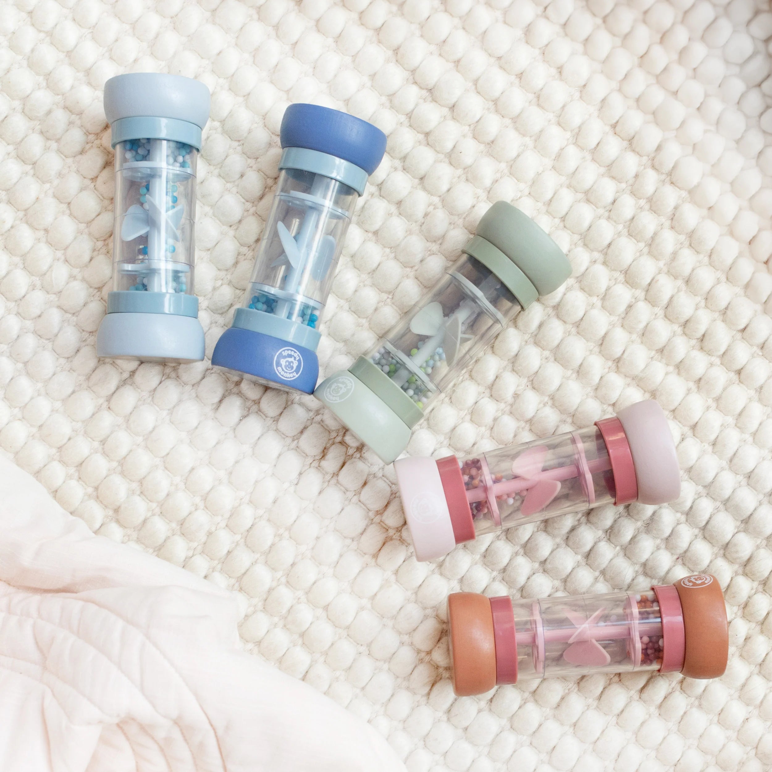 Rain Rattle 3+months 14x5.5x5.5cm Speedy Monkey