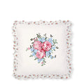 Cushion cover Laura white with embroidery 40x40cm
