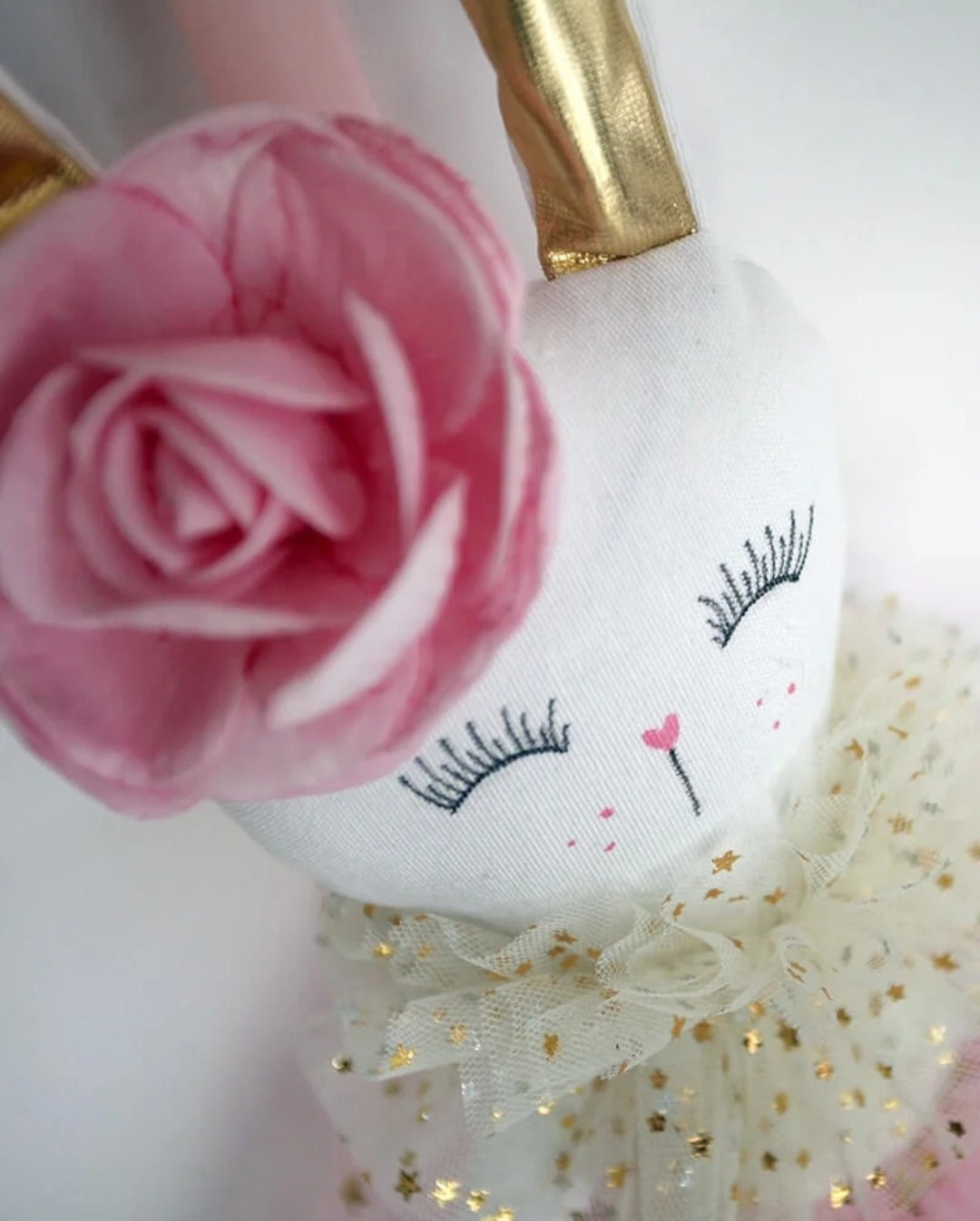 Handmade Easter candle lady Rabbit with tutu skirt