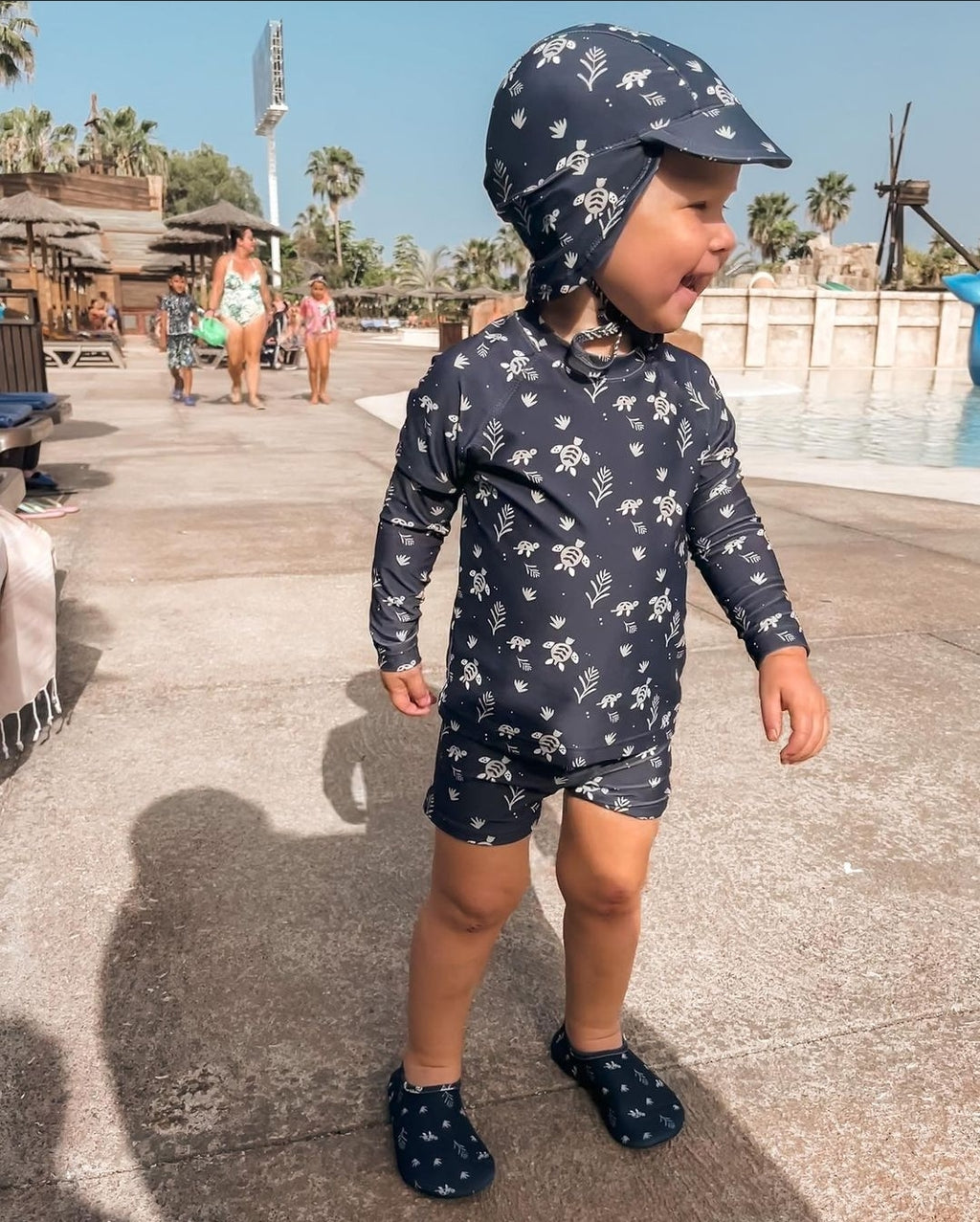 Kid's swim shoes UV50-Fresk Turtle-No 19-30