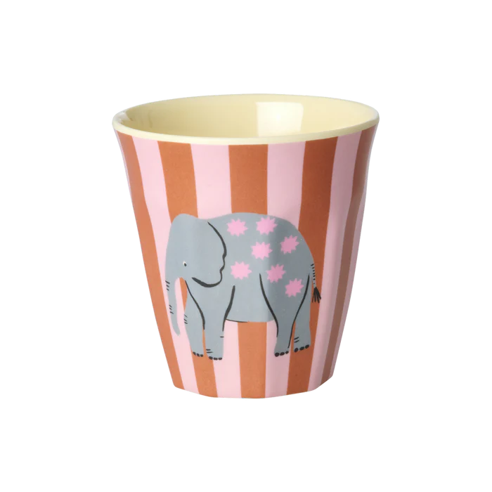 Σετ 6 Παιδικά ποτήρια μελαμίνης Λούνα Παρκ Pink 160 ml Rice