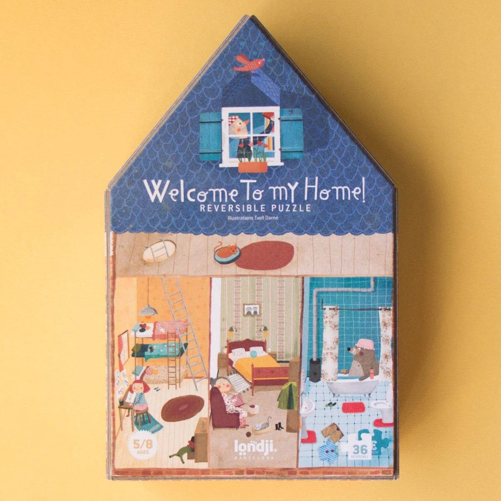 Kid's reversible puzzle Welcome to my Home-Londji 36pcs 4+ years