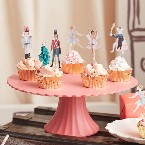 Cupcake Kit φορμάκια και toppers για παιδικό πάρτι Καρυοθραύστης σετ 24τμχ Meri Meri