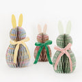 Decorative honeycomb bunnies Liberty 3pcs