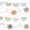 Decorative paper garland with Liberty bunnies 2.1m